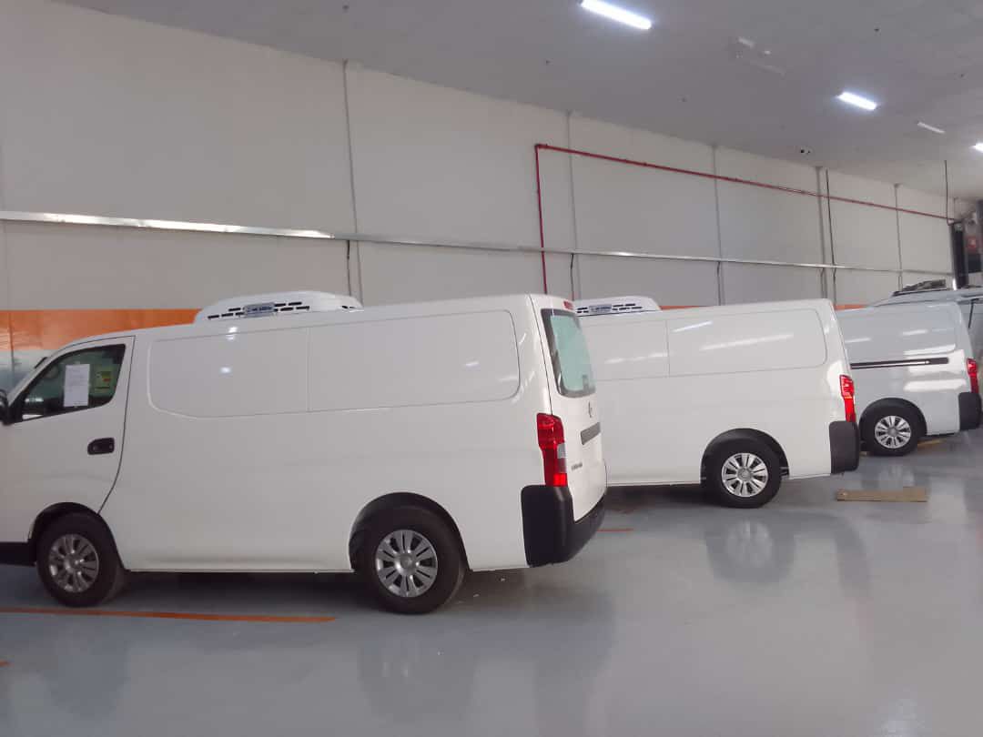 Modern freezer van in Dubai used for frozen food delivery in 2025