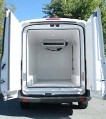 Chiller van transporting fresh flowers for delivery across Dubai